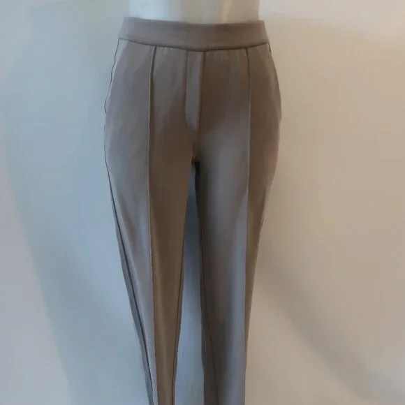 NWT Womens Lululemon Taupe (Item-134) Softstreme Pintuck Mid-Rise Pant XS - Picture 9 of 15